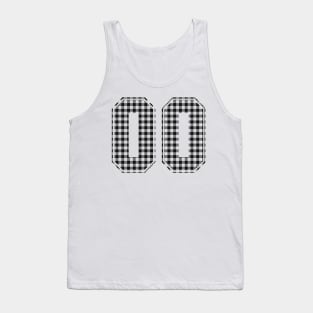 Plaid Number - 00 - Dark Tank Top